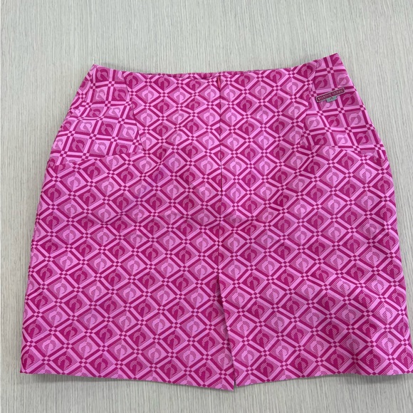 Marine Serre jacquard pink mini skirt - Picture 6 of 7